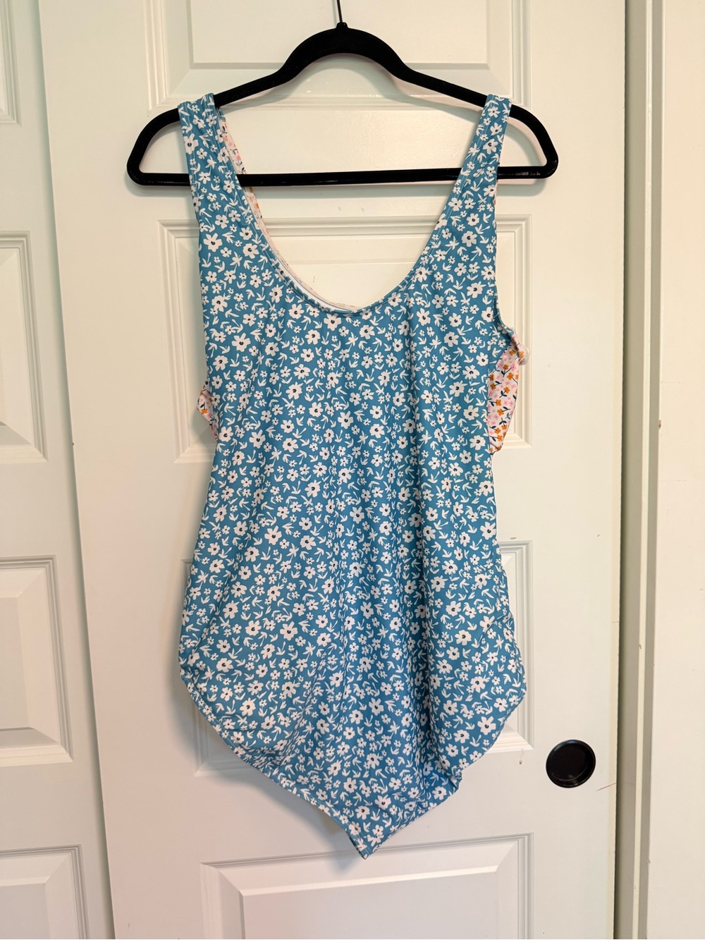 Lime Ricki Two-Tone Floral One-Piece Swimsuit - Picture 3 of 5